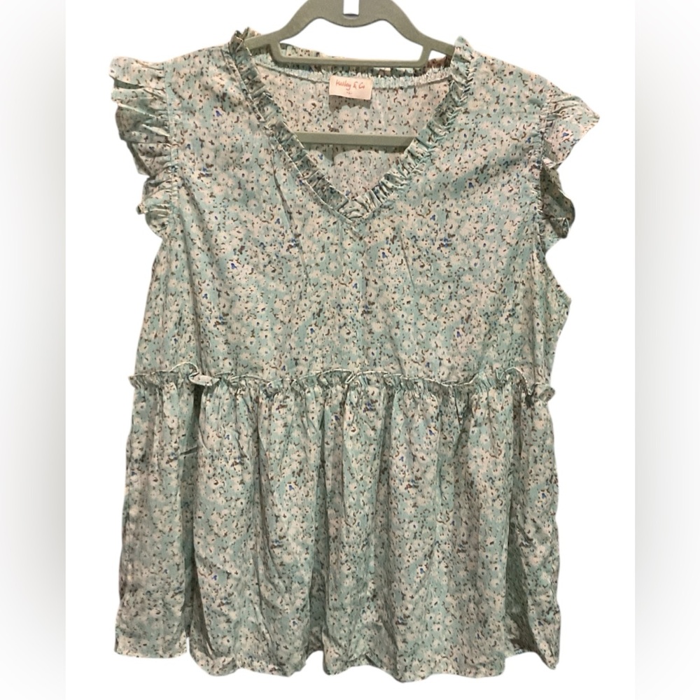 Hailey & Co. Crop Blouse